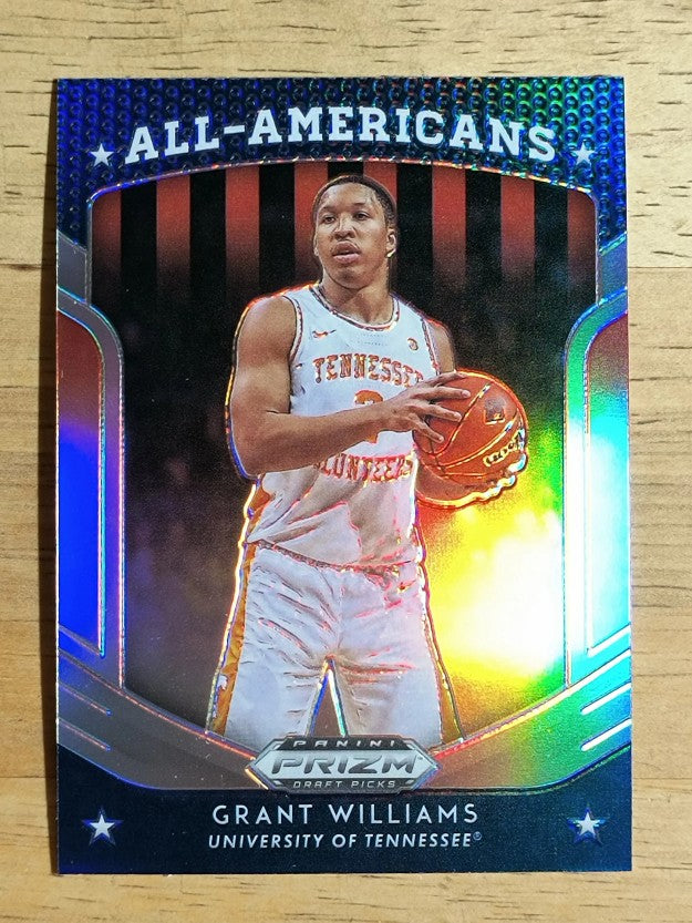 2019-20 Panini Prizm Draft Picks Prizms Blue #22 Grant Williams AA