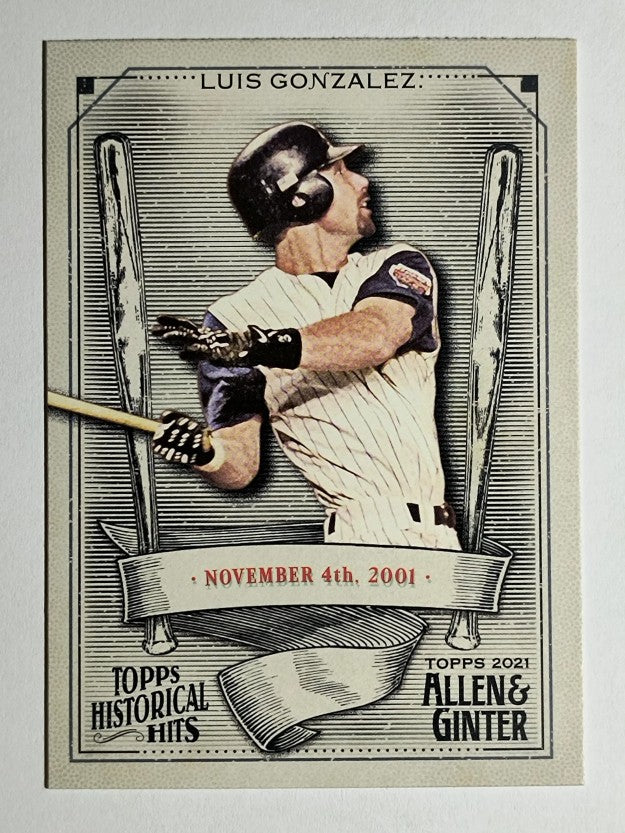2021 Topps Allen and Ginter Historic Hits #HH5 Luis Gonzalez