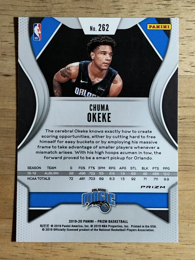 2019-20 Panini Prizm Prizms Silver #262 Chuma Okeke