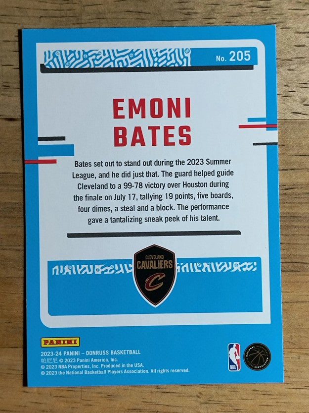2023-24 Donruss #205 Emoni Bates RC