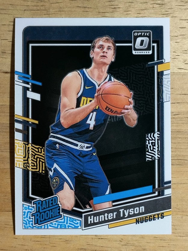 2023-24 Donruss Optic #201 Hunter Tyson RR RC