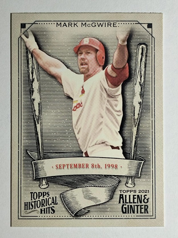 2021 Topps Allen and Ginter Historic Hits #HH12 Mark McGwire