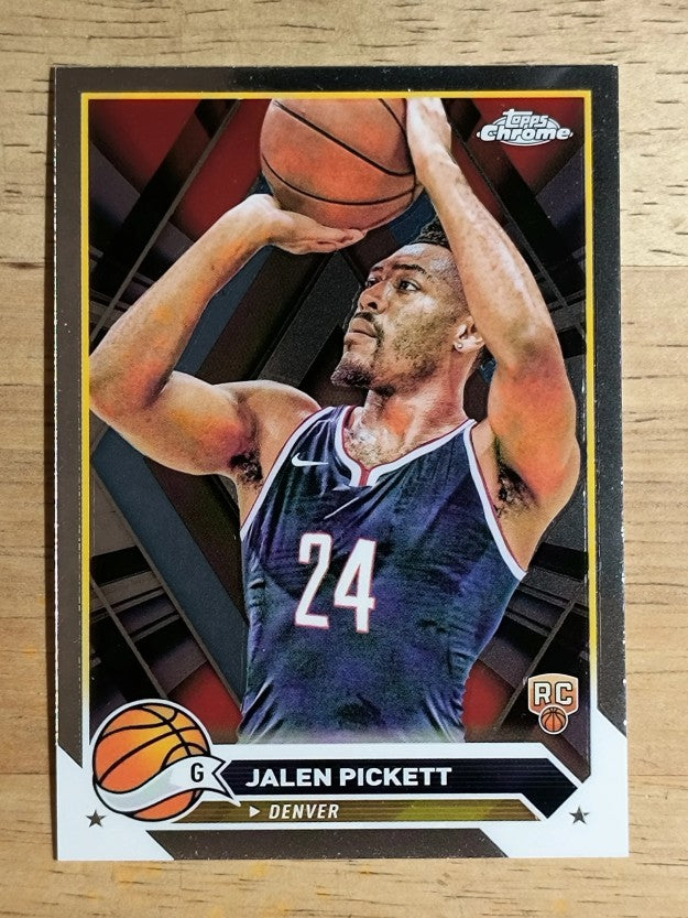 2023-24 Topps Chrome #165 Jalen Pickett RC