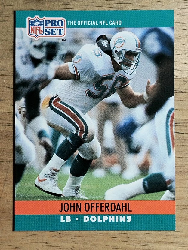 1990 Pro Set #562 John Offerdahl