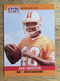 1990 Pro Set #652 Gary Anderson RB