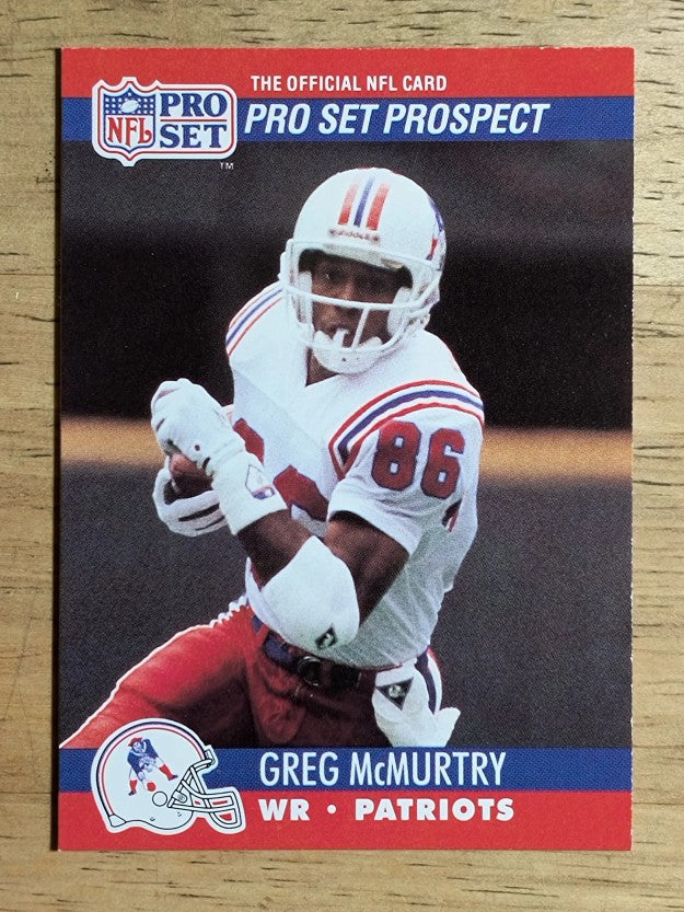 1990 Pro Set #740 Greg McMurtry RC