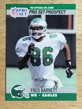 1990 Pro Set #746 Fred Barnett RC