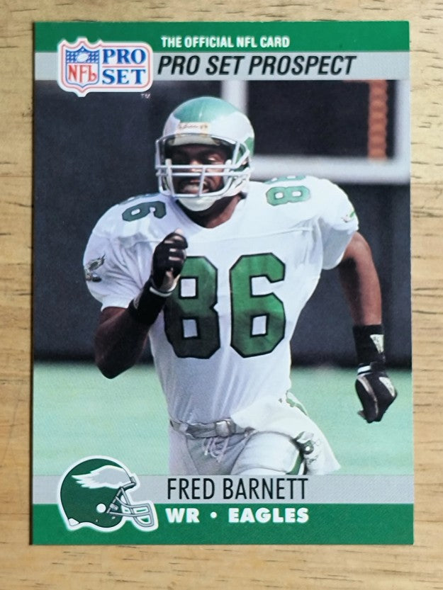 1990 Pro Set #746 Fred Barnett RC