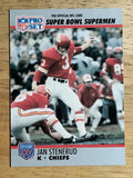 1990-91 Pro Set Super Bowl 160 #122 Jan Stenerud