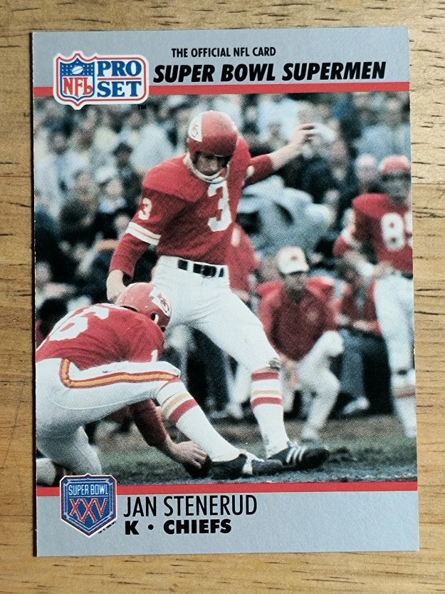 1990-91 Pro Set Super Bowl 160 #122 Jan Stenerud