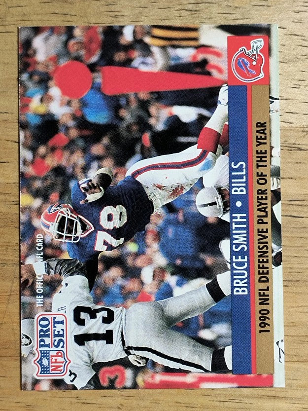 1991 Pro Set #6 Bruce Smith/NFL Defensive Player of the Year