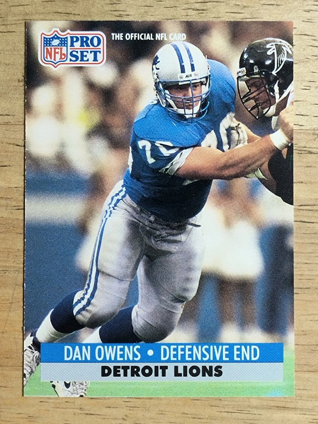 1991 Pro Set #151 Dan Owens
