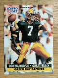 1991 Pro Set #156 Don Majkowski