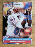 1991 Pro Set #164 Ernest Givins