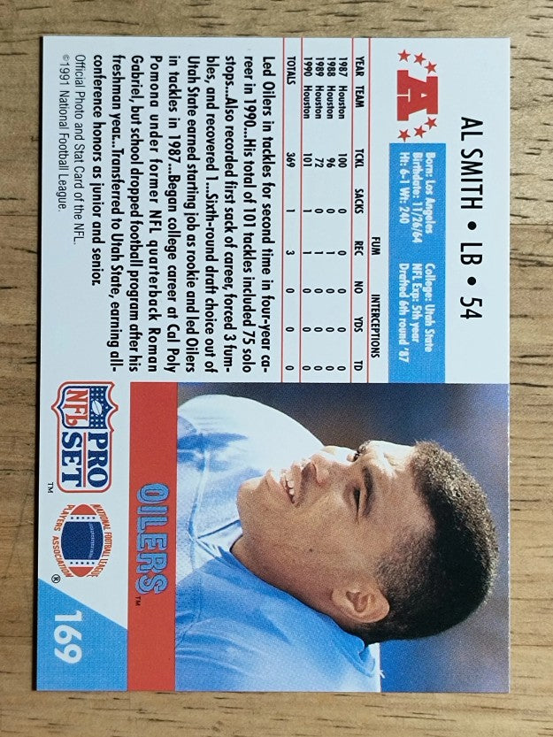 1991 Pro Set #169 Al Smith