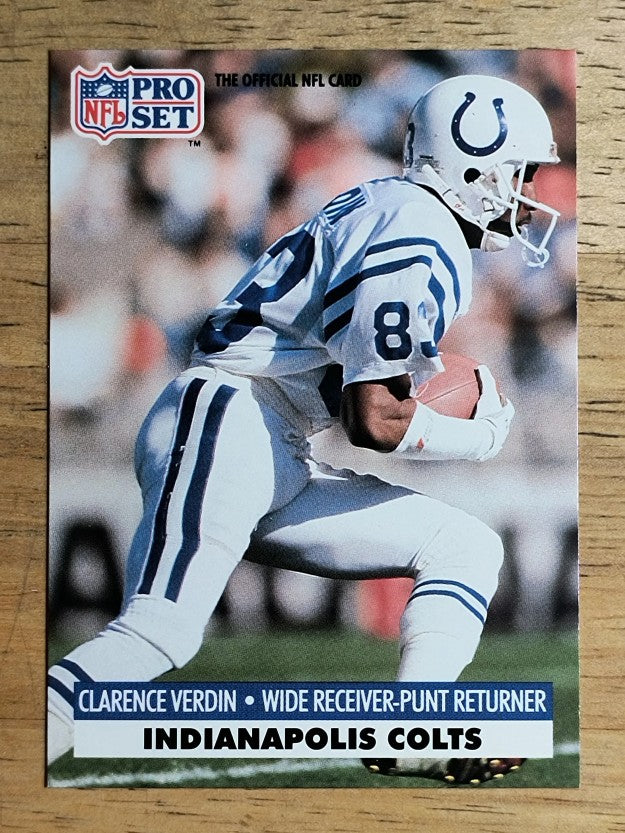 1991 Pro Set #179 Clarence Verdin