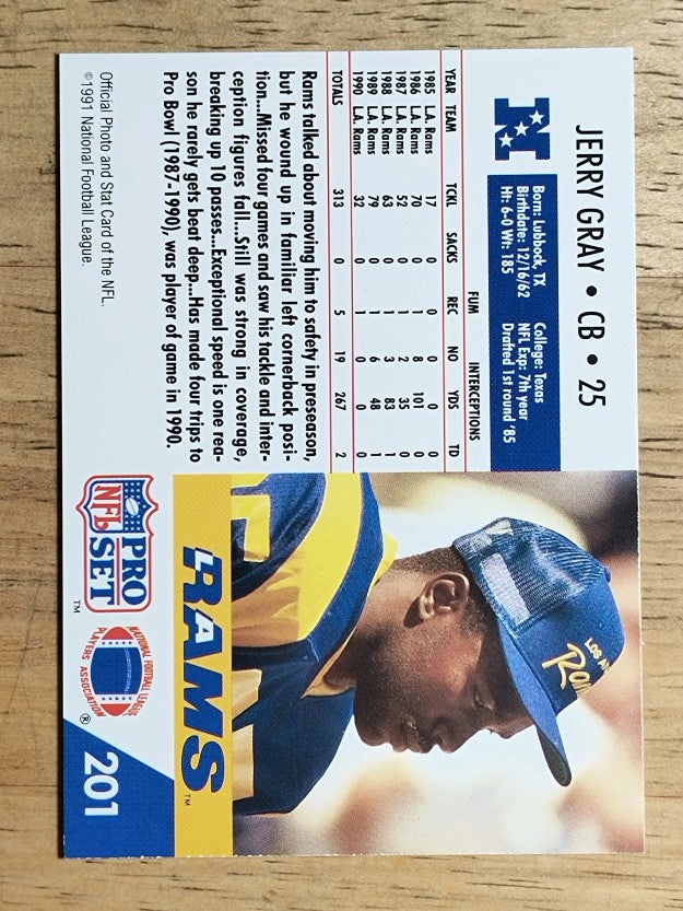 1991 Pro Set #201 Jerry Gray