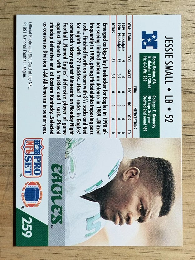 1991 Pro Set #259 Jessie Small