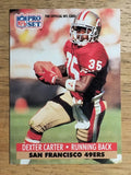 1991 Pro Set #289 Dexter Carter