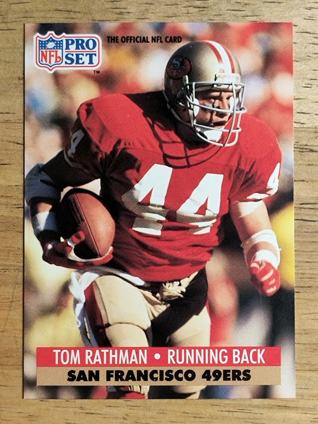 1991 Pro Set #294 Tom Rathman