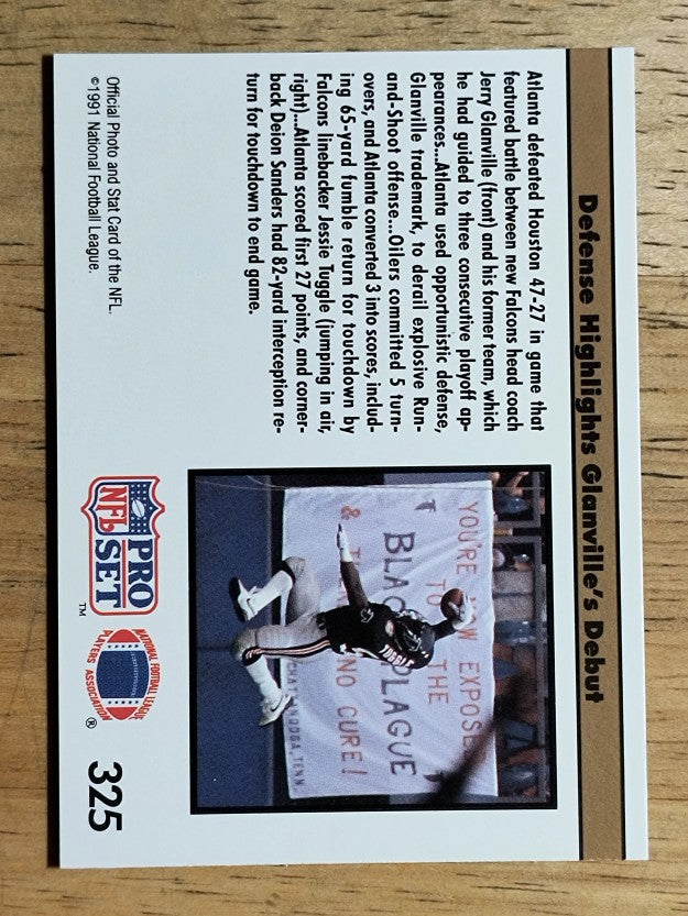 1991 Pro Set #325 Jerry Glanville REP