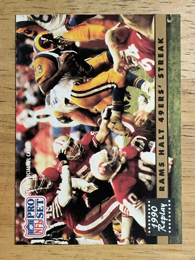1991 Pro Set #332 49ers Streak REP