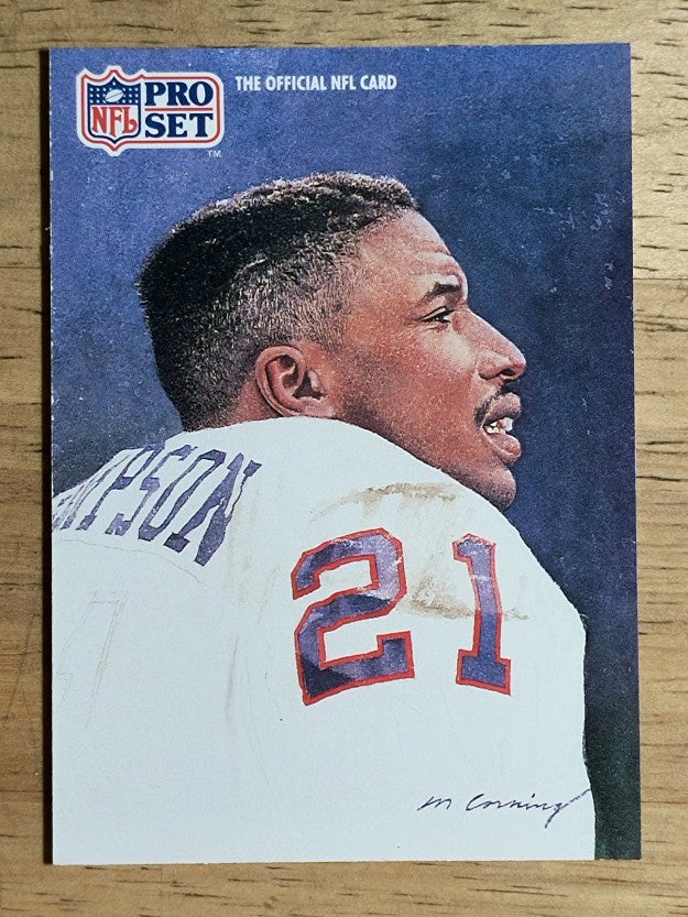 1991 Pro Set #404 Reyna Thompson NFC