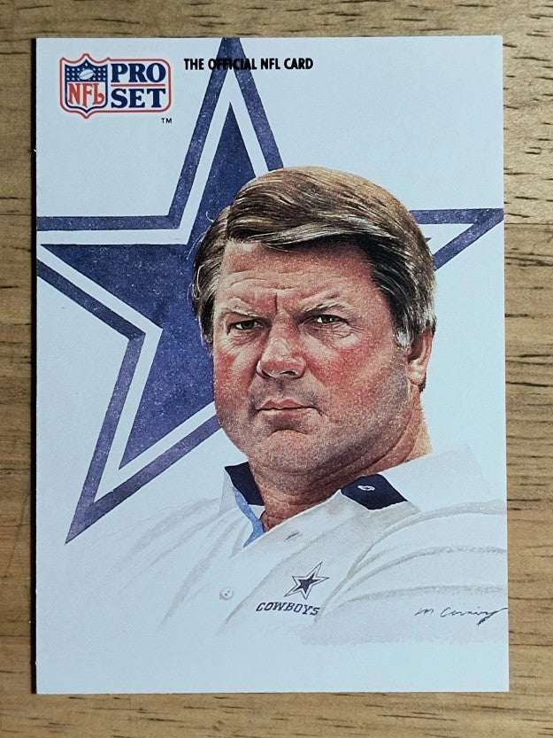1991 Pro Set #405 Jimmy Johnson CO NFC