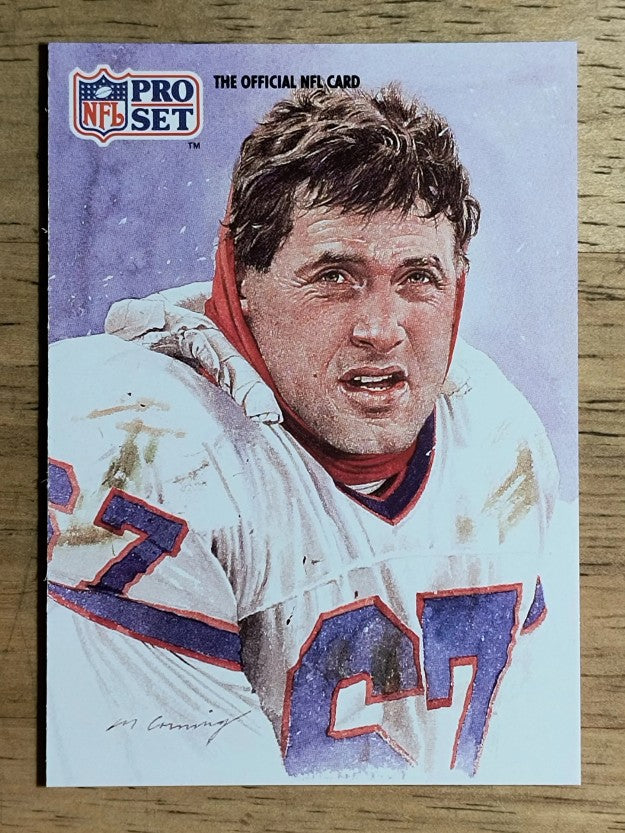 1991 Pro Set #412 Kent Hull AFC