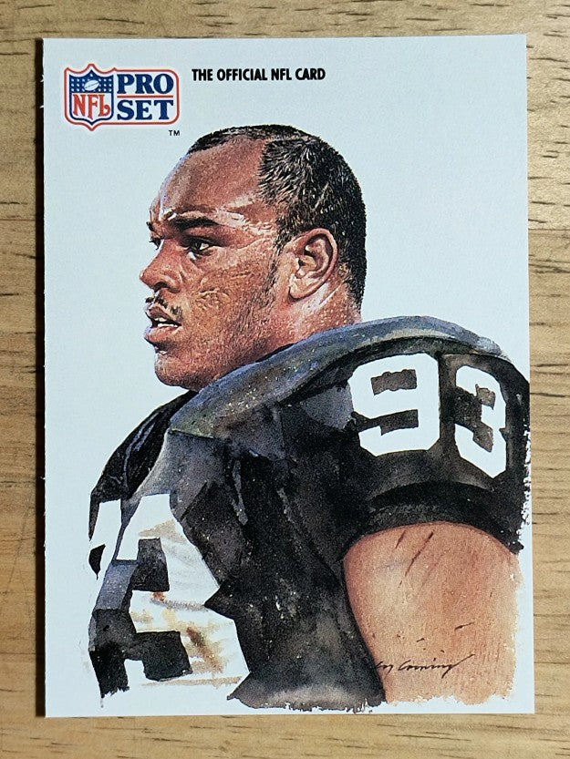 1991 Pro Set #418 Greg Townsend AFC