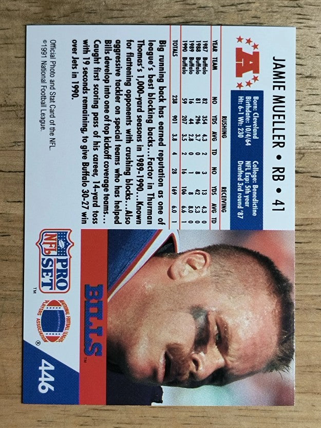 1991 Pro Set #446 Jamie Mueller