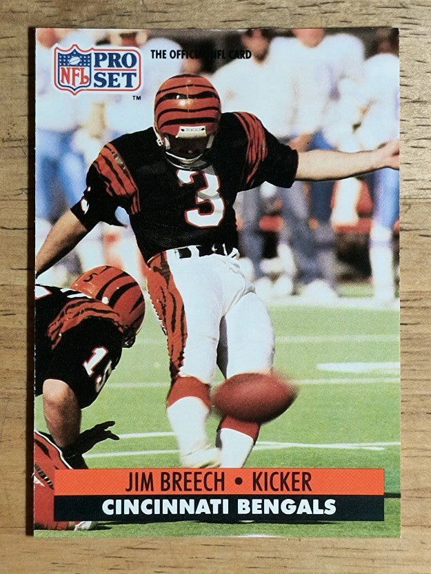 1991 Pro Set #460 Jim Breech