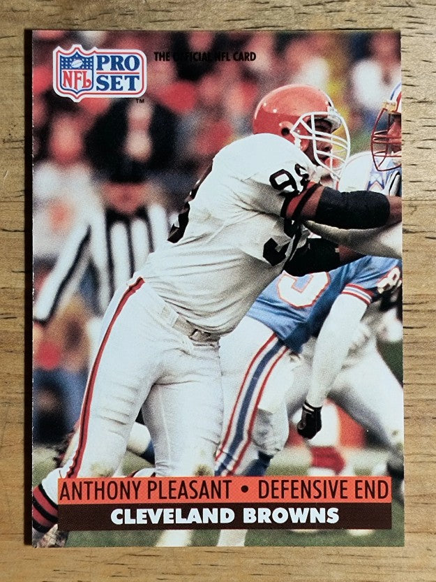 1991 Pro Set #475 Anthony Pleasant