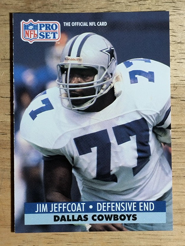 1991 Pro Set #479 Jim Jeffcoat