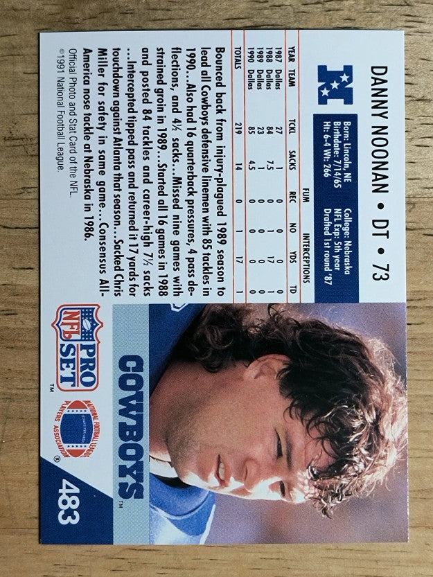 1991 Pro Set #483 Danny Noonan