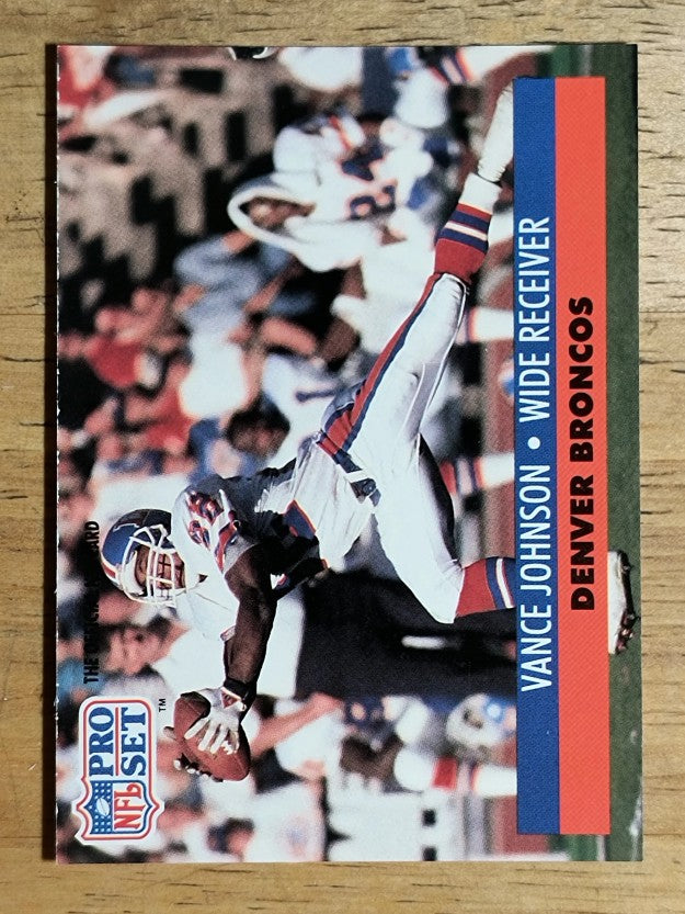1991 Pro Set #490 Vance Johnson