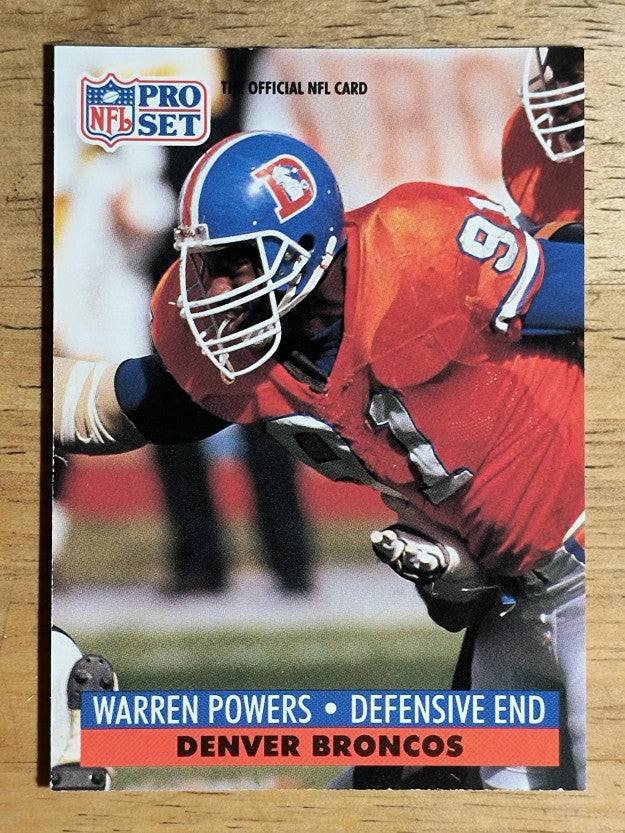 1991 Pro Set #494 Warren Powers