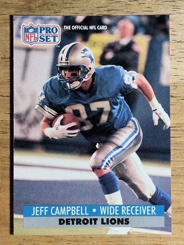 1991 Pro Set #496 Jeff Campbell