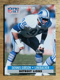 1991 Pro Set #498 Dennis Gibson