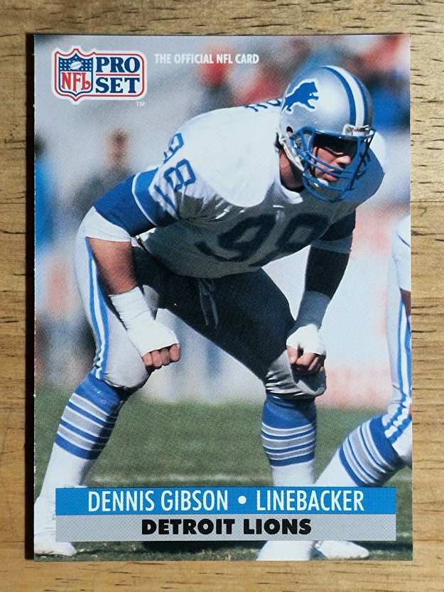1991 Pro Set #498 Dennis Gibson