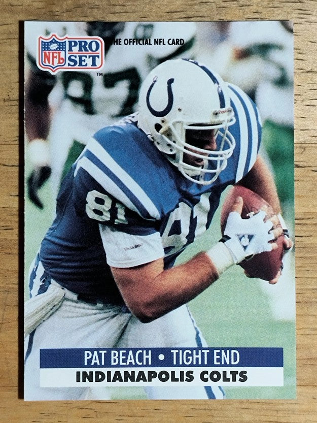 1991 Pro Set #524 Pat Beach