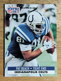 1991 Pro Set #524 Pat Beach