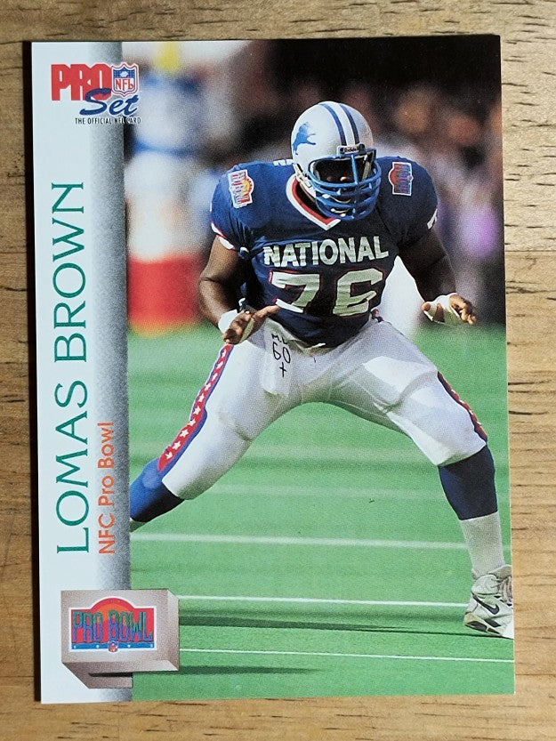 1992 Pro Set #404 Lomas Brown PB
