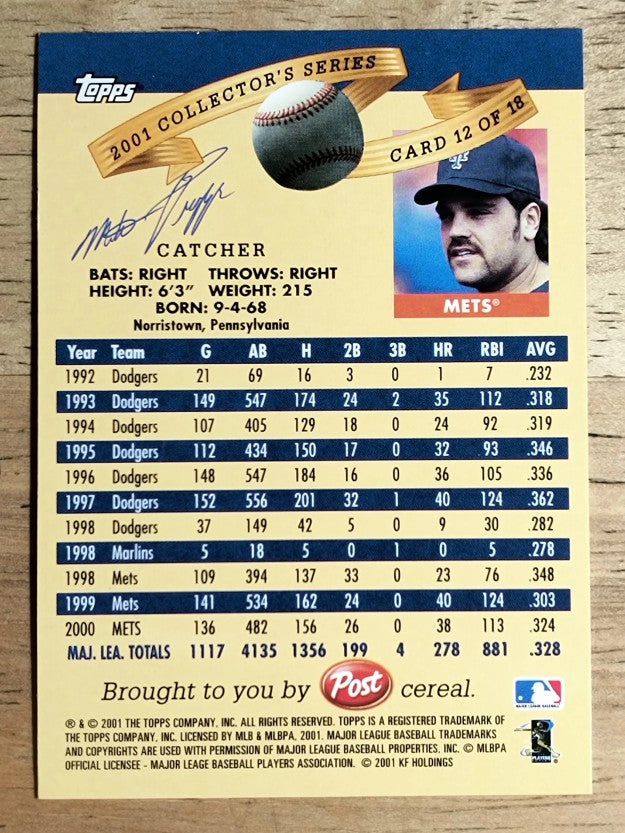 2001 Post #12 Mike Piazza
