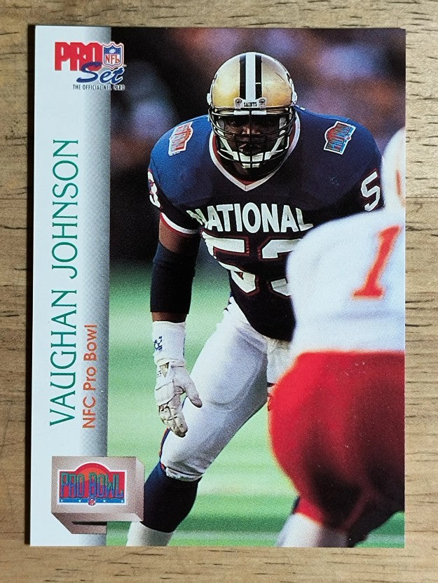 1992 Pro Set #410 Vaughan Johnson PB