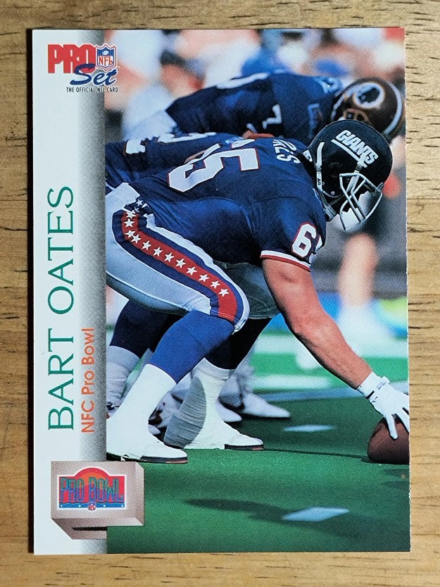 1992 Pro Set #417 Bart Oates PB