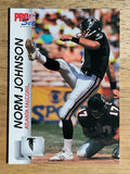 1992 Pro Set #431 Norm Johnson