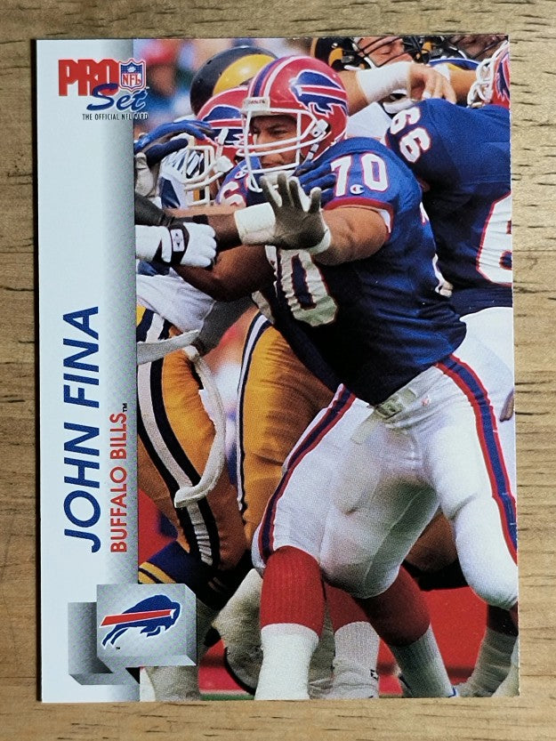 1992 Pro Set #440 John Fina RC
