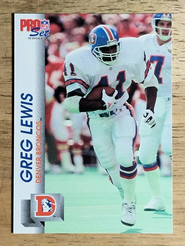1992 Pro Set #485 Greg Lewis