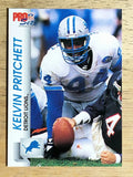 1992 Pro Set #498 Kelvin Pritchett